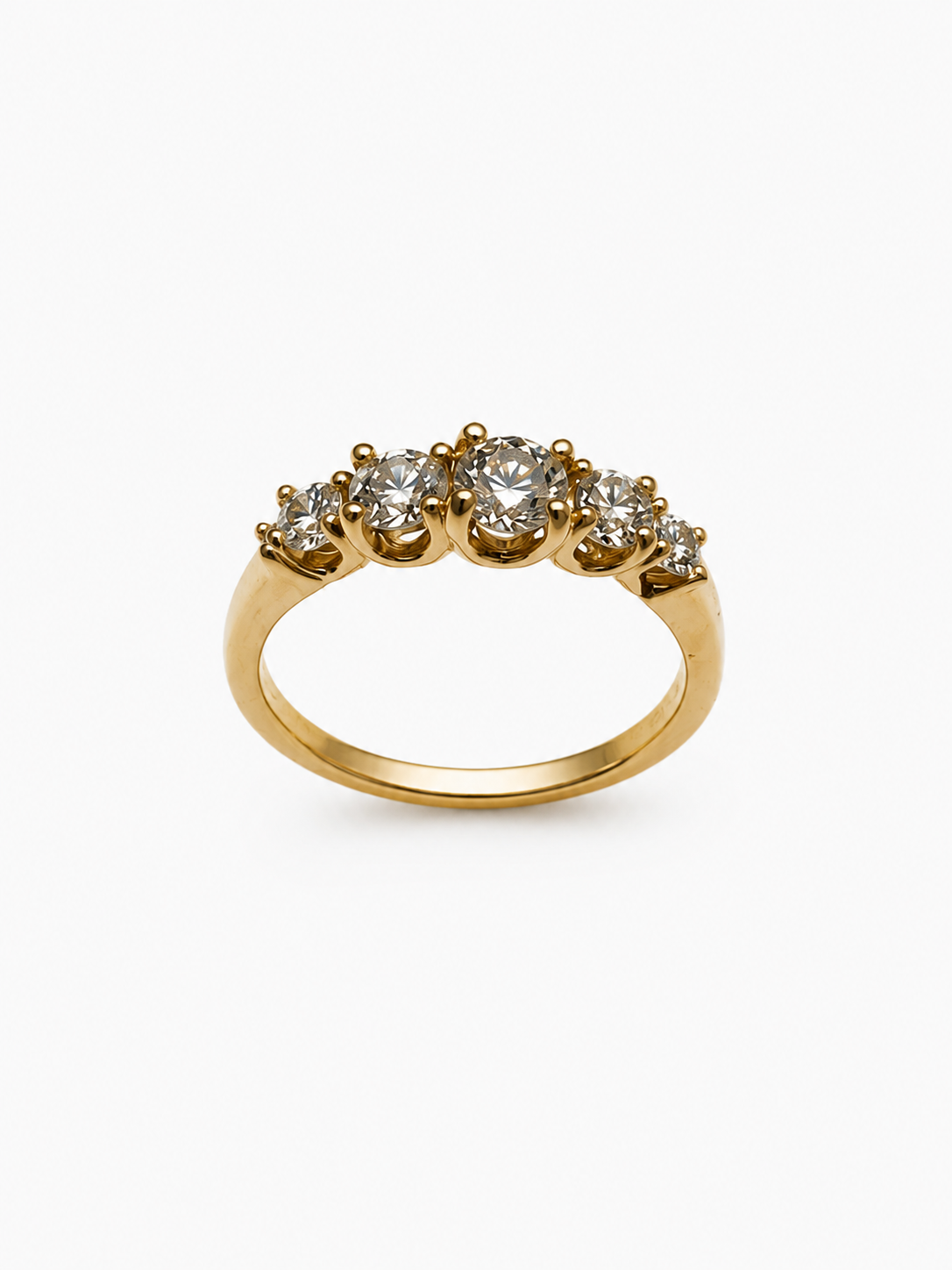 14KT.RING 0,90CT