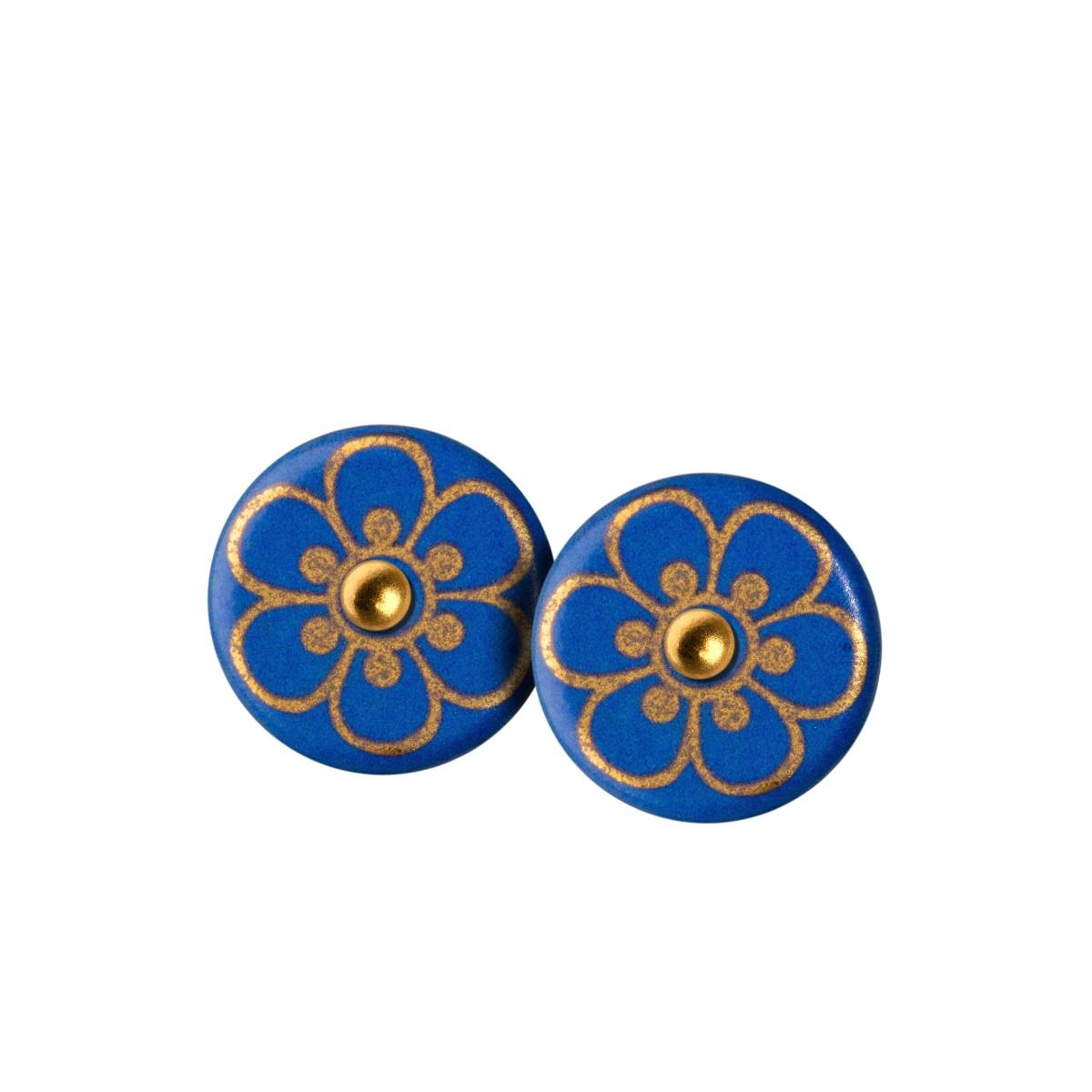 FLORA ØRESTIKKER - ROYAL BLUE - FL11-4912G