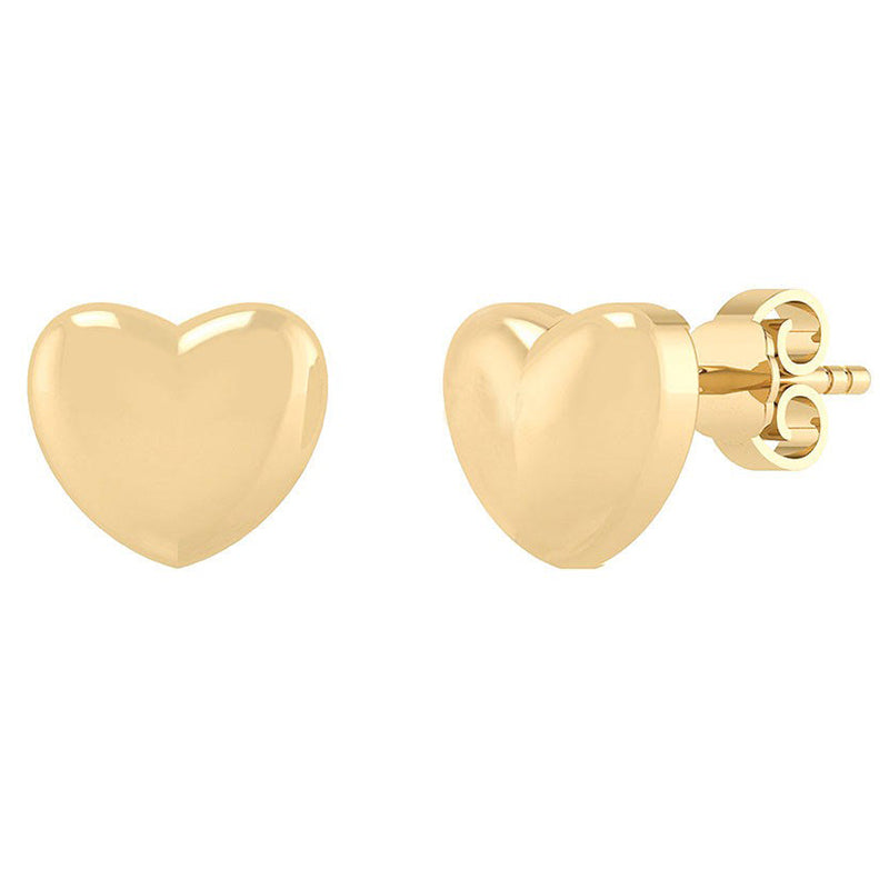 Smykkekæden Ørestikker i Forgyldt Sølv med Hjerte-motiv DMB0298FG