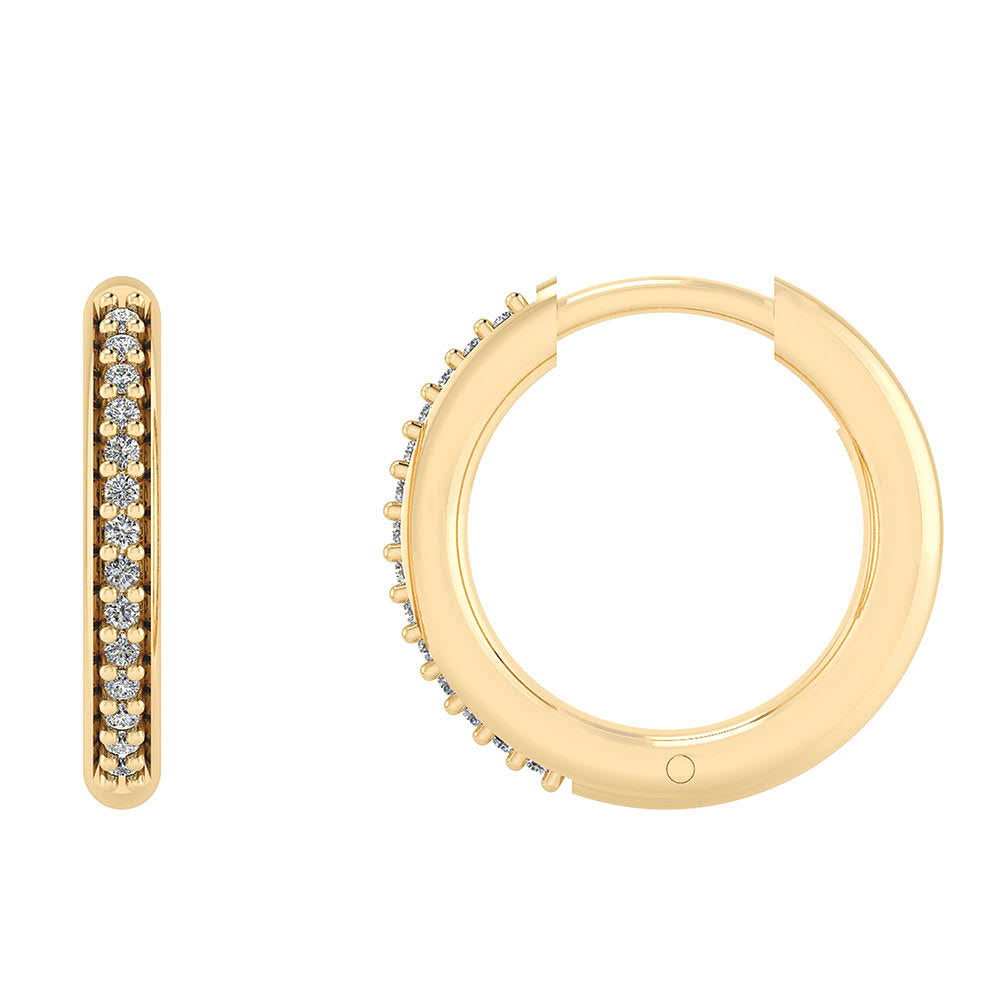 Forgyldt Sølv Øreringe fra Smykkekæden DMB0302FG