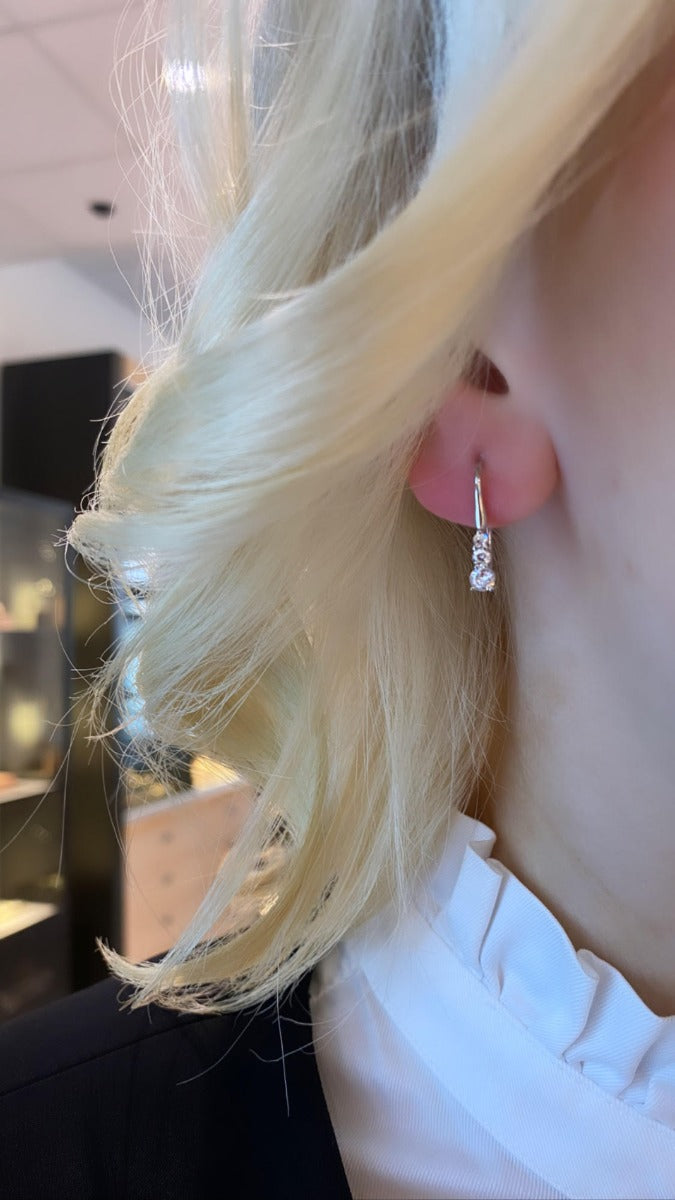 Sterling Sølv Øreringe fra Smykkekæden DVJB005S