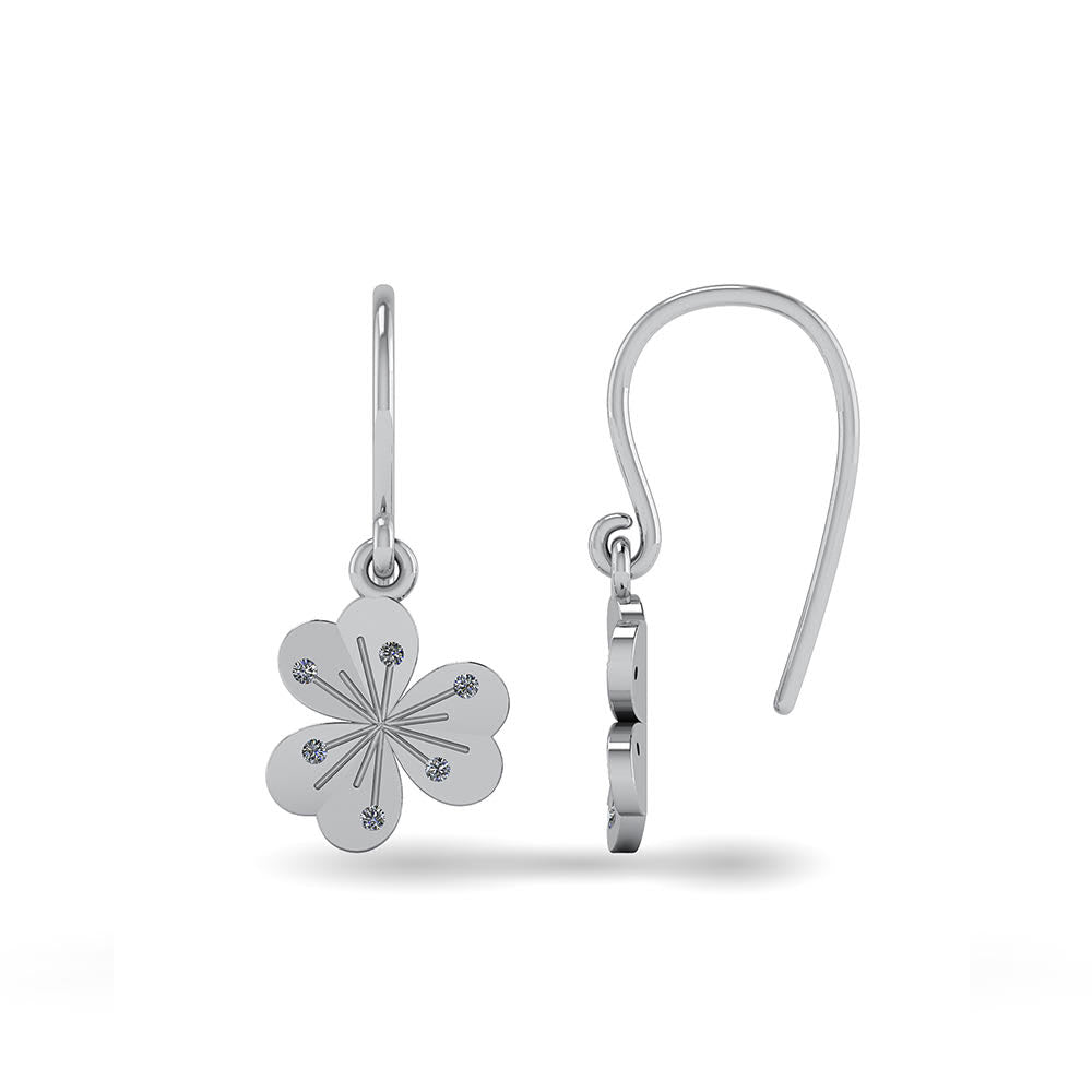 Sterling Sølv Ørehængere fra Smykkekæden DVJB015S