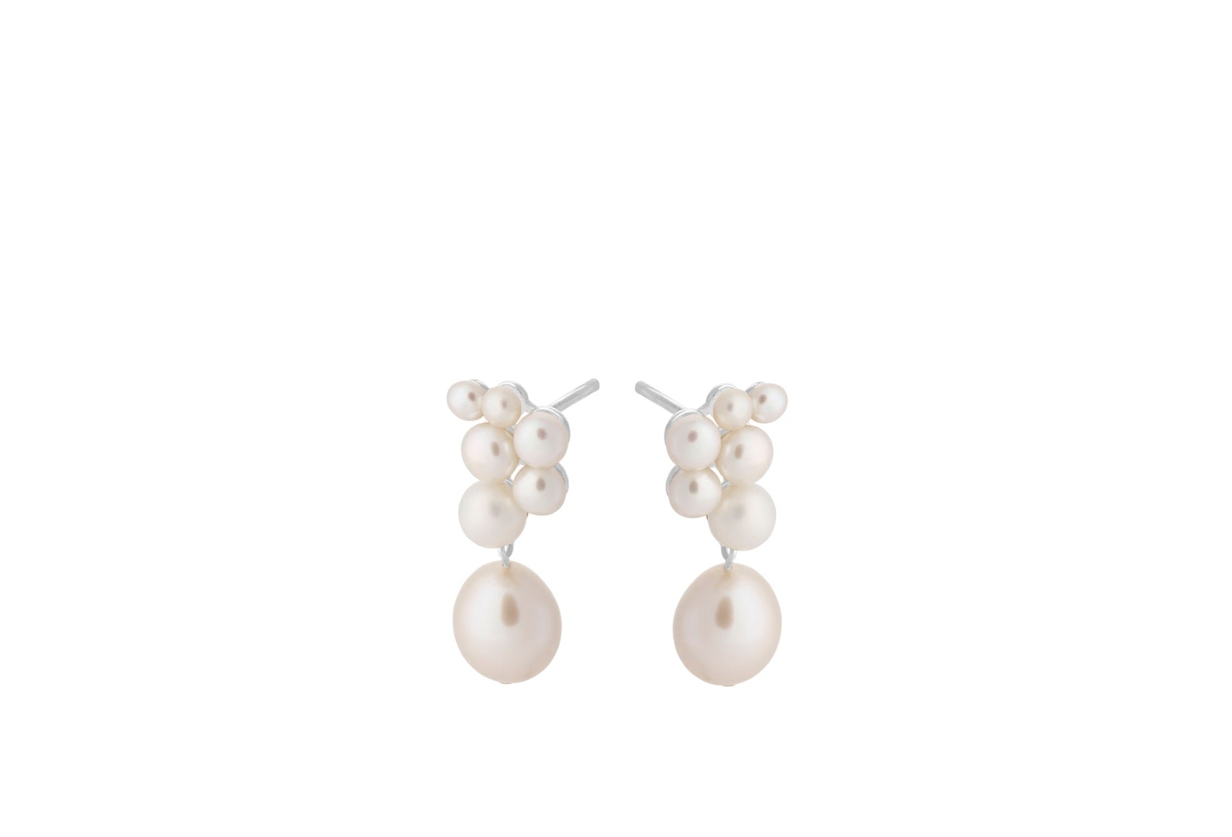 Ocean Treasure Sterling Sølv Øreringe fra Pernille Corydon med Ferskvandsperler