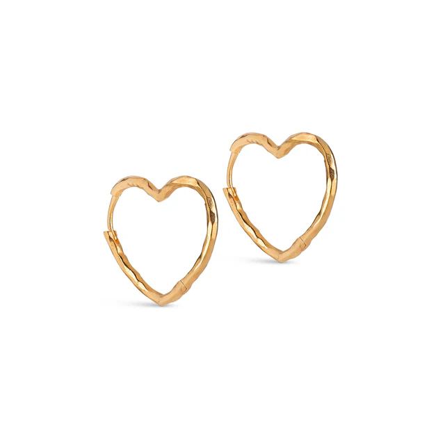 HOOPS, ORGANIC HEART MEDIUM 22MM