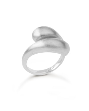 Ocean Flow Duo Sterling Sølv Ring fra byBiehl 5-4206-R