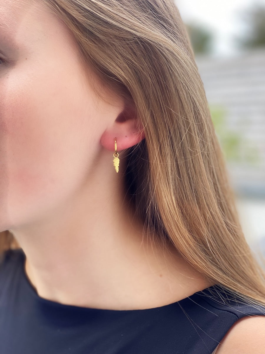 Isabell Creol Forgyldt Sølv Ørestikker fra Smykkekæden