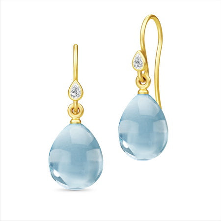 PRIMA BALLERINA EARRINGS OCEAN BLUE