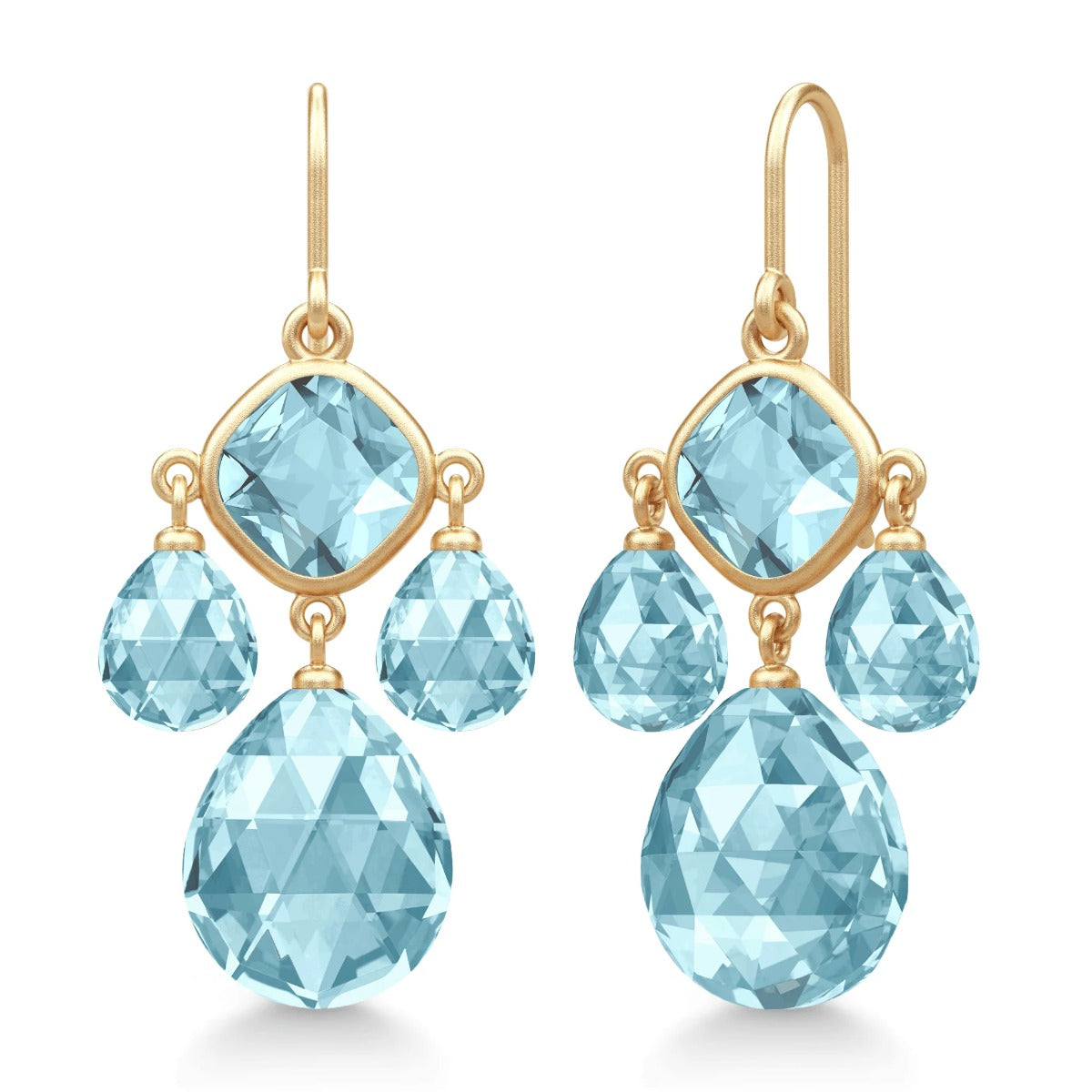 OLIVIA CHANDELIER ICE BLUE