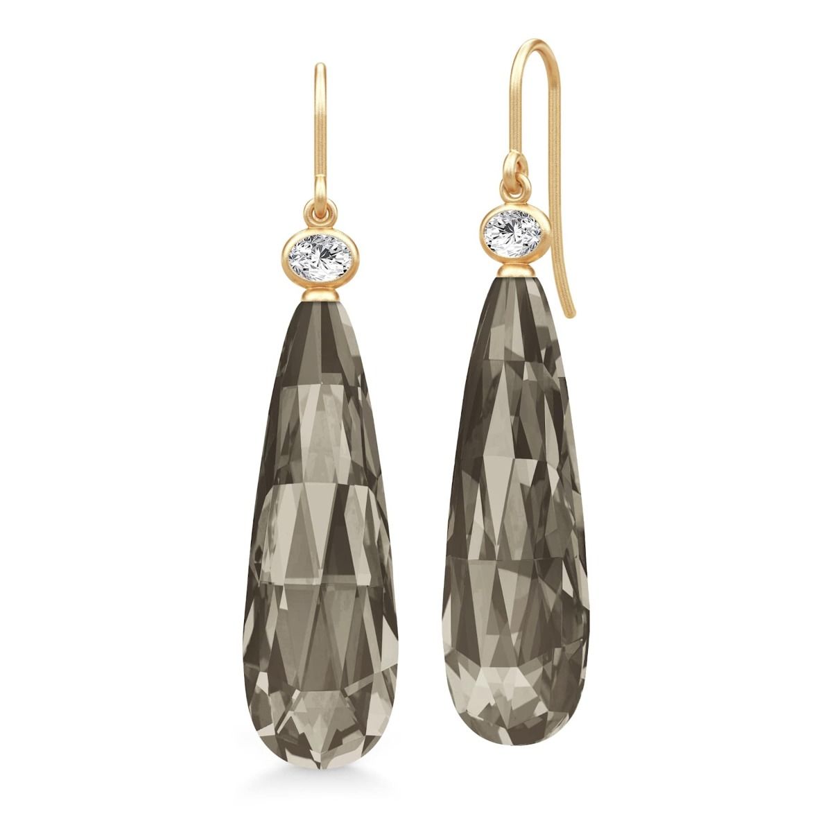 OFELIA DROP EARRING SMOKEY