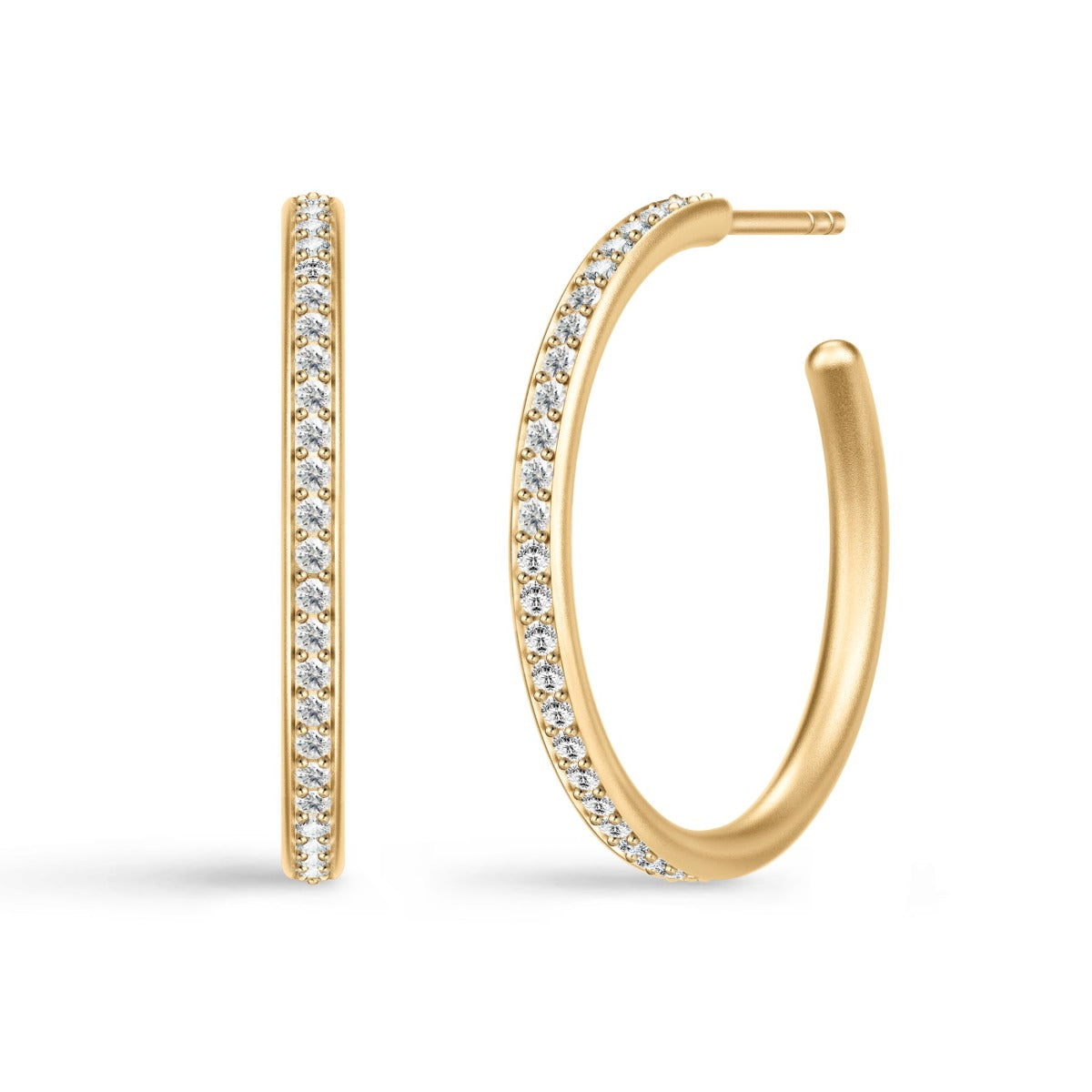 SØLV/FG ØREBØJLE INFINITY MEDI