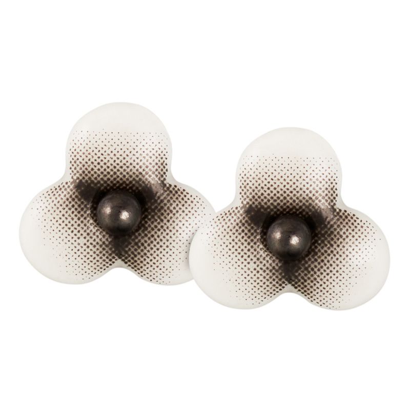 Scherning, Haze Ørestikker, Hvid/Sort/Sort Sølv