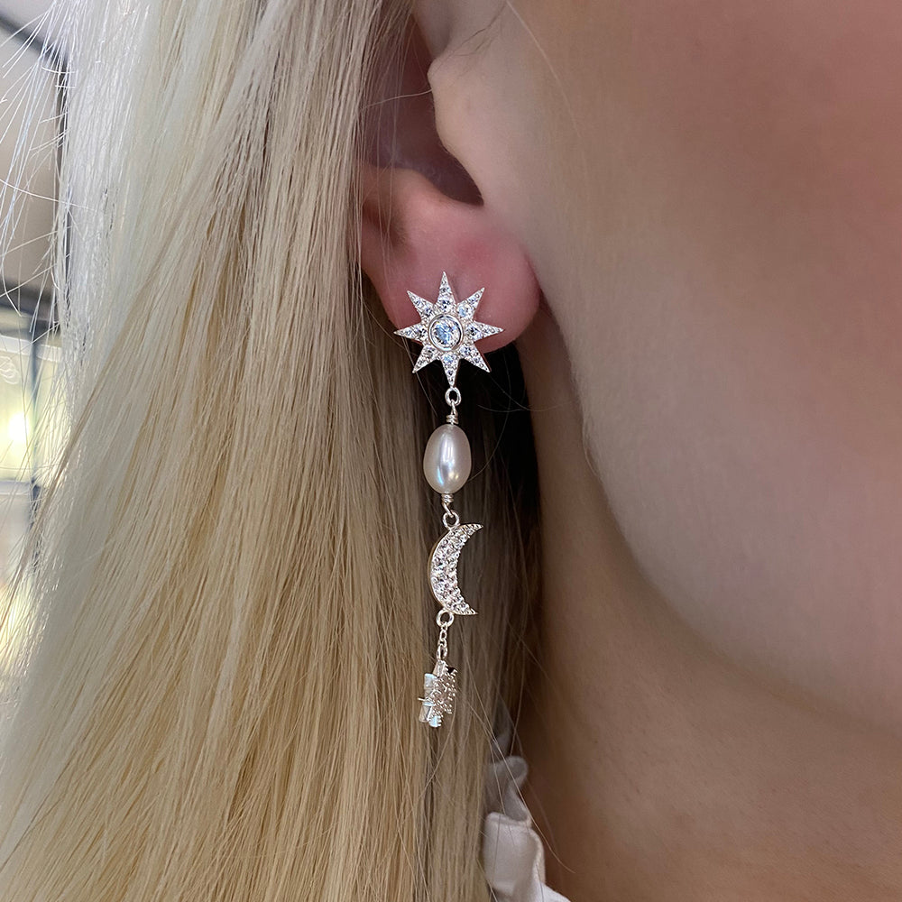 Smykkekæden Isabell Sterling Sølv Ørehængere OBE204S