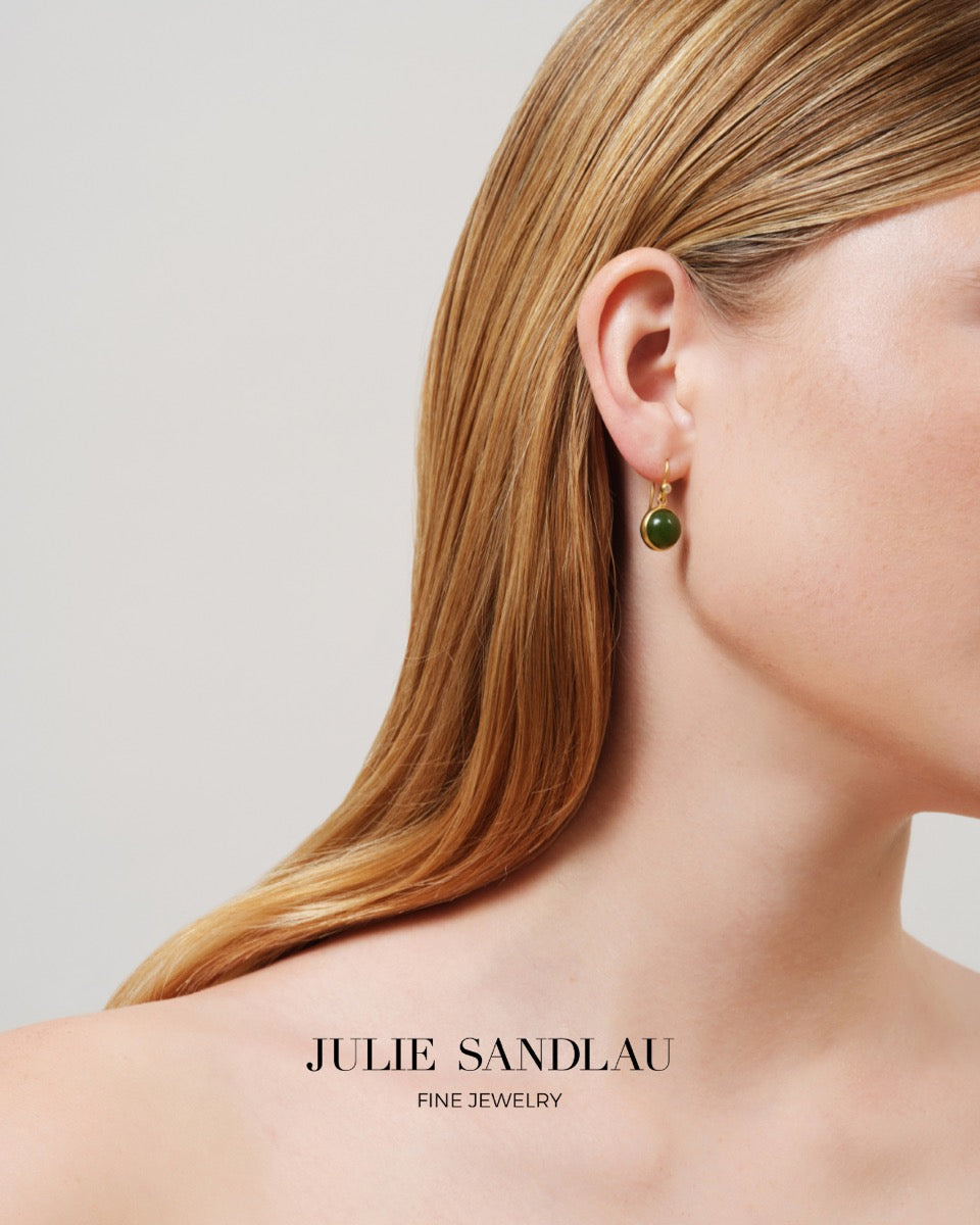 PRIME EARRINGS MOSS GREEN