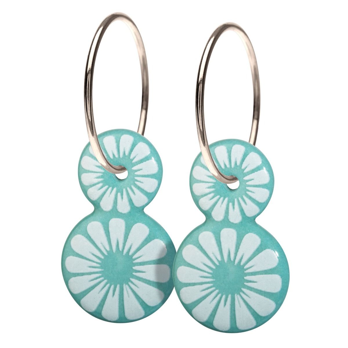 BLOOM DOTTY ØRERING - AQUAMARINE
