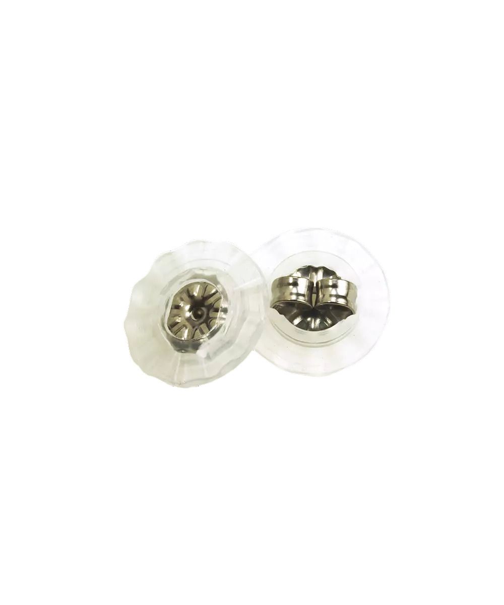 NT SKIN FRIENDLY EARRING BACKS WITH DISC FOR TITANIUM EARRINGS