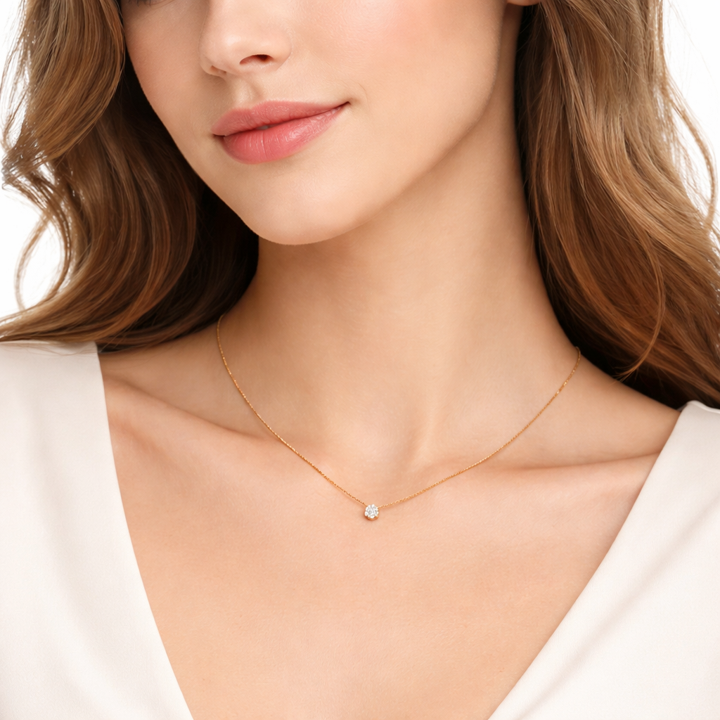 14KT.COLLIER 0,14 W.SI 42+3CM