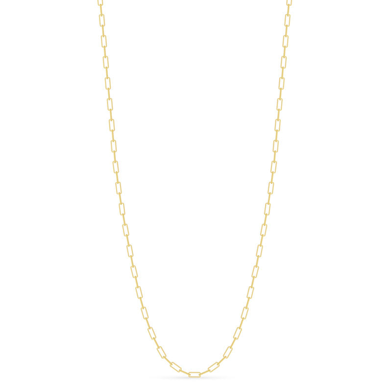 SØLV/FG HALSKÆDE LINK MINI