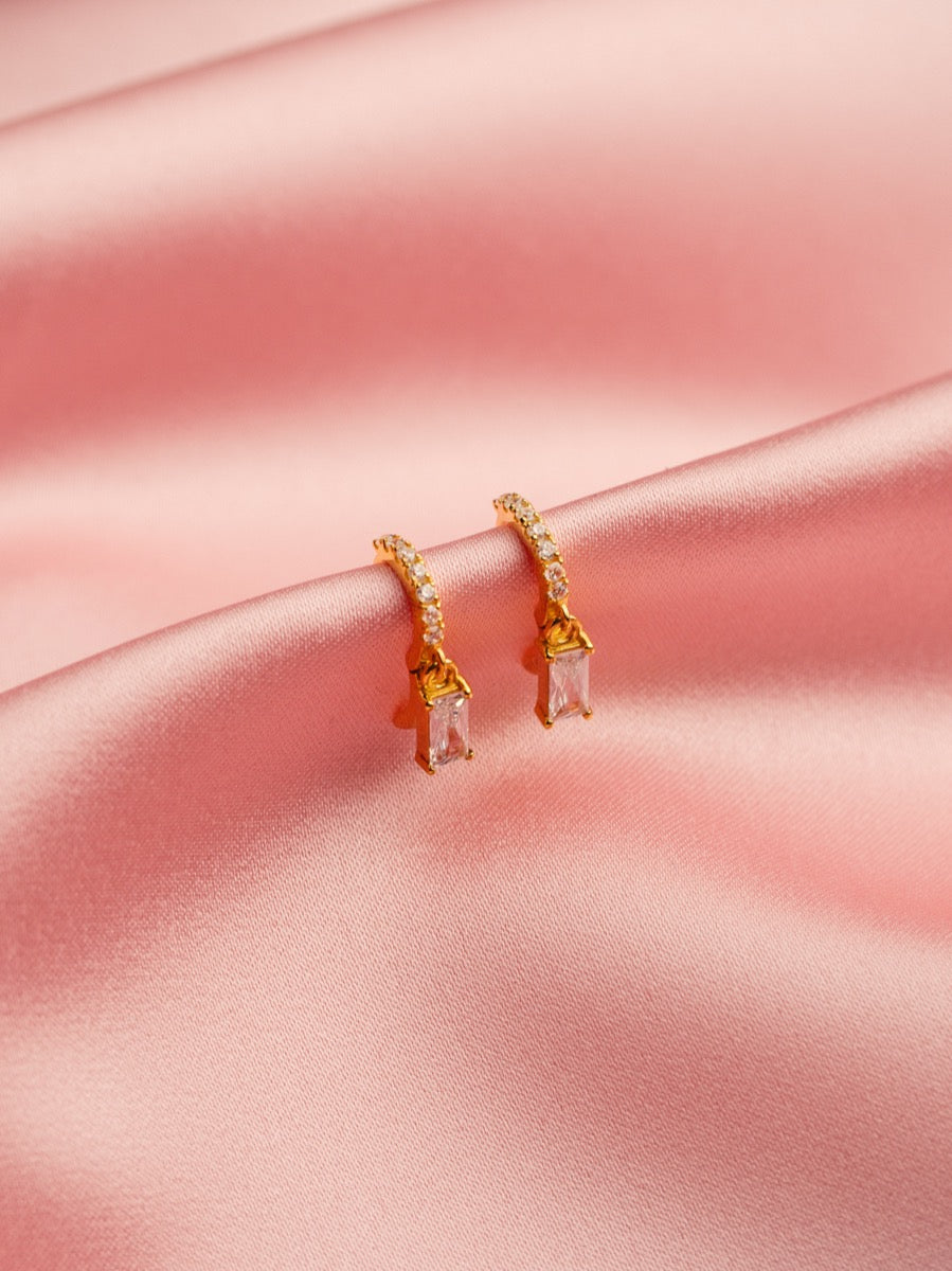 Isabella Creol Forgyldt Sølv Øreringe fra Smykkekæden