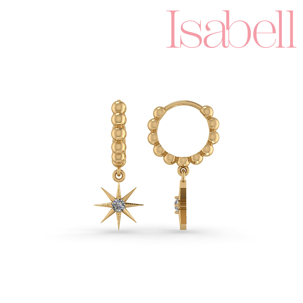 Smykkekæden Isabell Forgyldt Sølv Øreringe OBE145