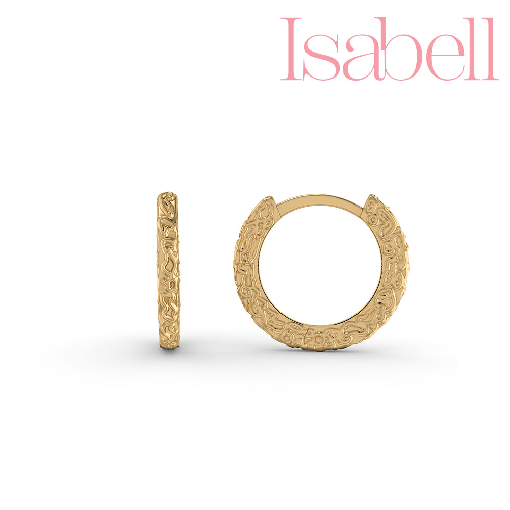 Isabell Creol Forgyldt Sølv Ørestikker fra Smykkekæden