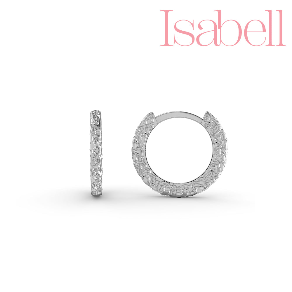 Smykkekæden Isabell Creol Ørestikker i Sterling Sølv