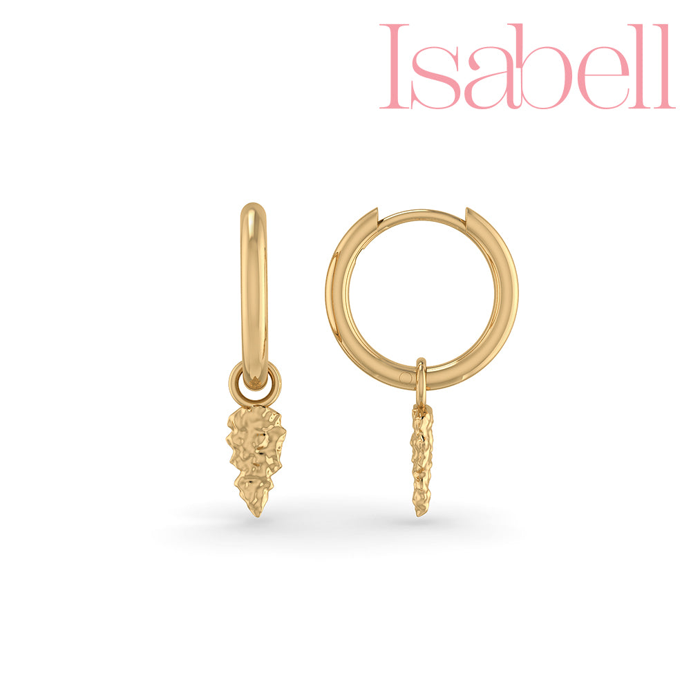 Isabell Creol Forgyldt Sølv Ørestikker fra Smykkekæden