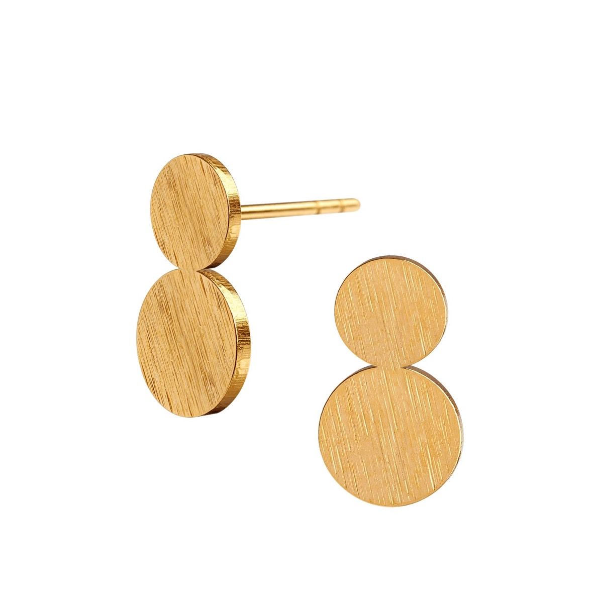 SPOT ØRESTIKKER, DOTTY - GOLD - ST34-G