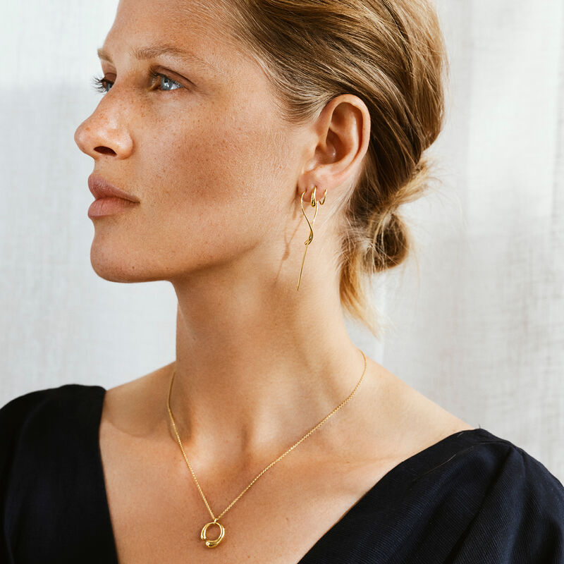 G.J.18KT.ØRERING MERCY SWIRL