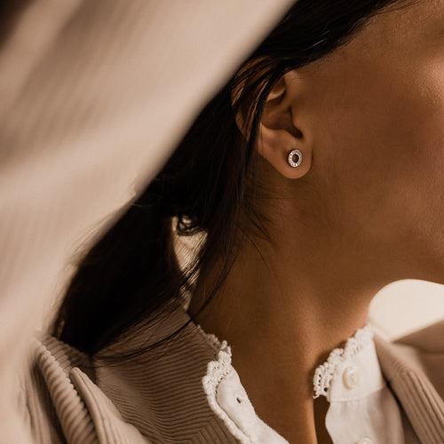 NT BRILLIANCE PUCK HOLLOW SPLIT 8 MM, CRYSTAL