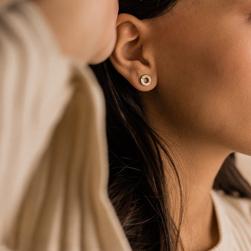 GT BRILLIANCE PUCK HOLLOW SPLIT 8 MM, CRYSTAL