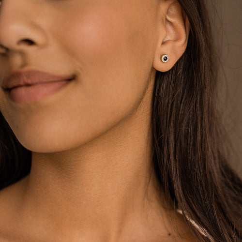 GT BRILLIANCE HALO 6 MM, CRYSTAL/BLACK N