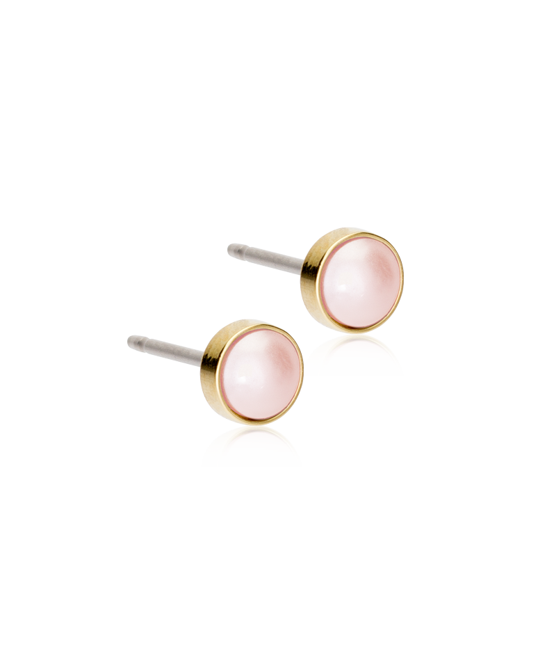 GT BEZEL PEARL 5 MM, LIGHT ROSE