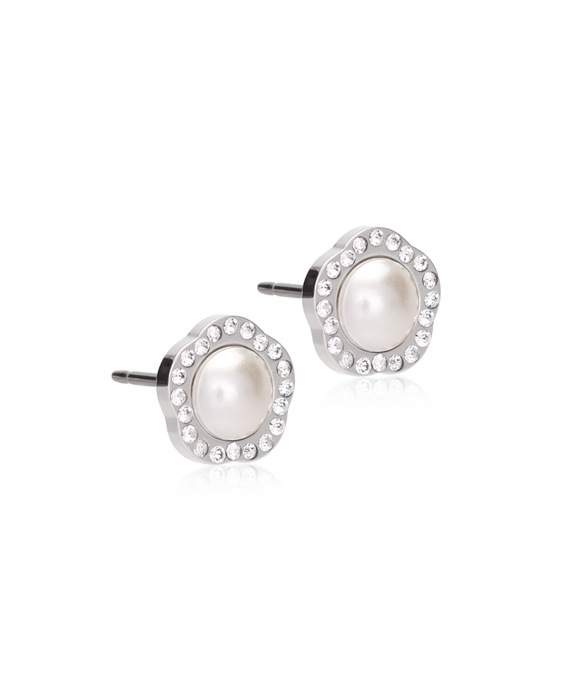 ST BRILLIANCE FANCY PEARL 8 MM, CRYSTAL/WHITE