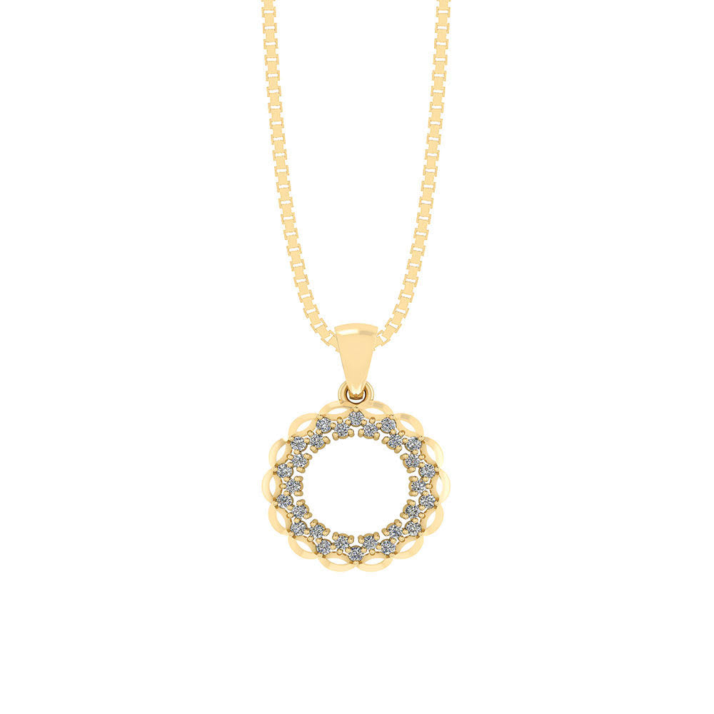 Smykkekæden Forgyldt Sølv Halskæde ORSM004FG