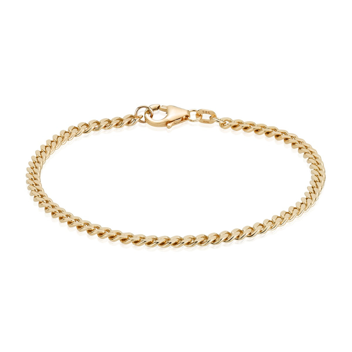 BNH Panser Facet 14 Karat Guld Armbånd P14085-H 0,85 mm