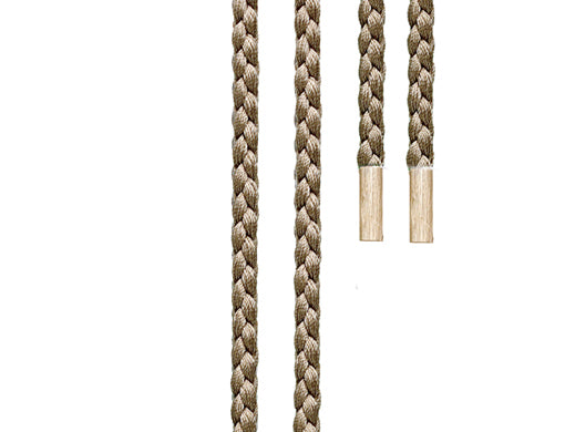 O.L. SILKE SNOR BEIGE/18KT