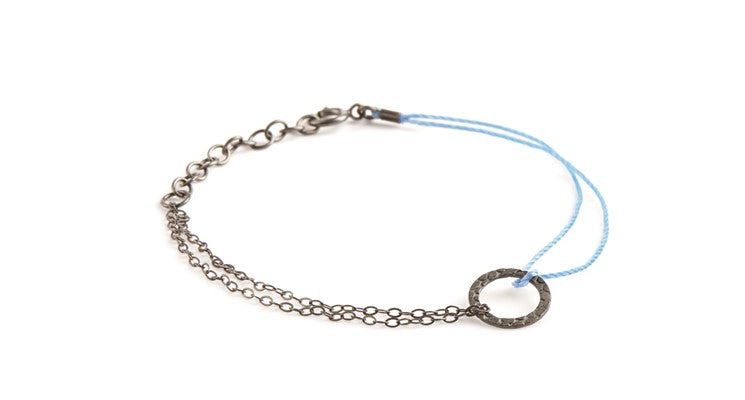 Pernille Corydon - Facet Bracelet Blue - (b-145-oxy)