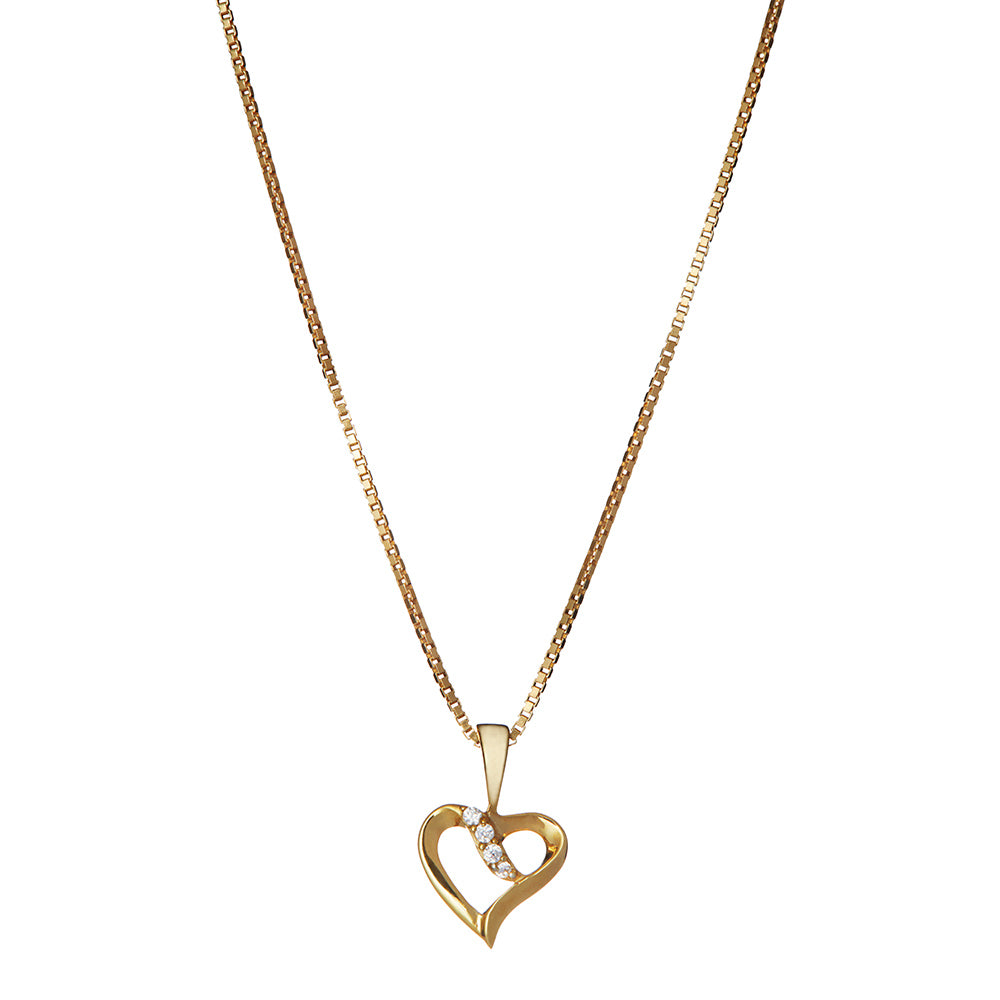 HENRIK ØRSNES DESIGN 14 Karat Guld Vedhæng med DIAMANTER 0,032 CT DMM048RG585