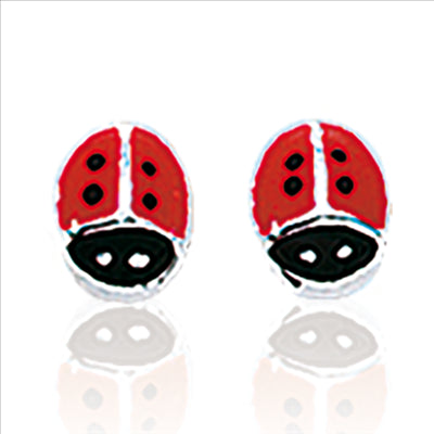 ØREPYNT LILLE MARIEHØNE SØLV