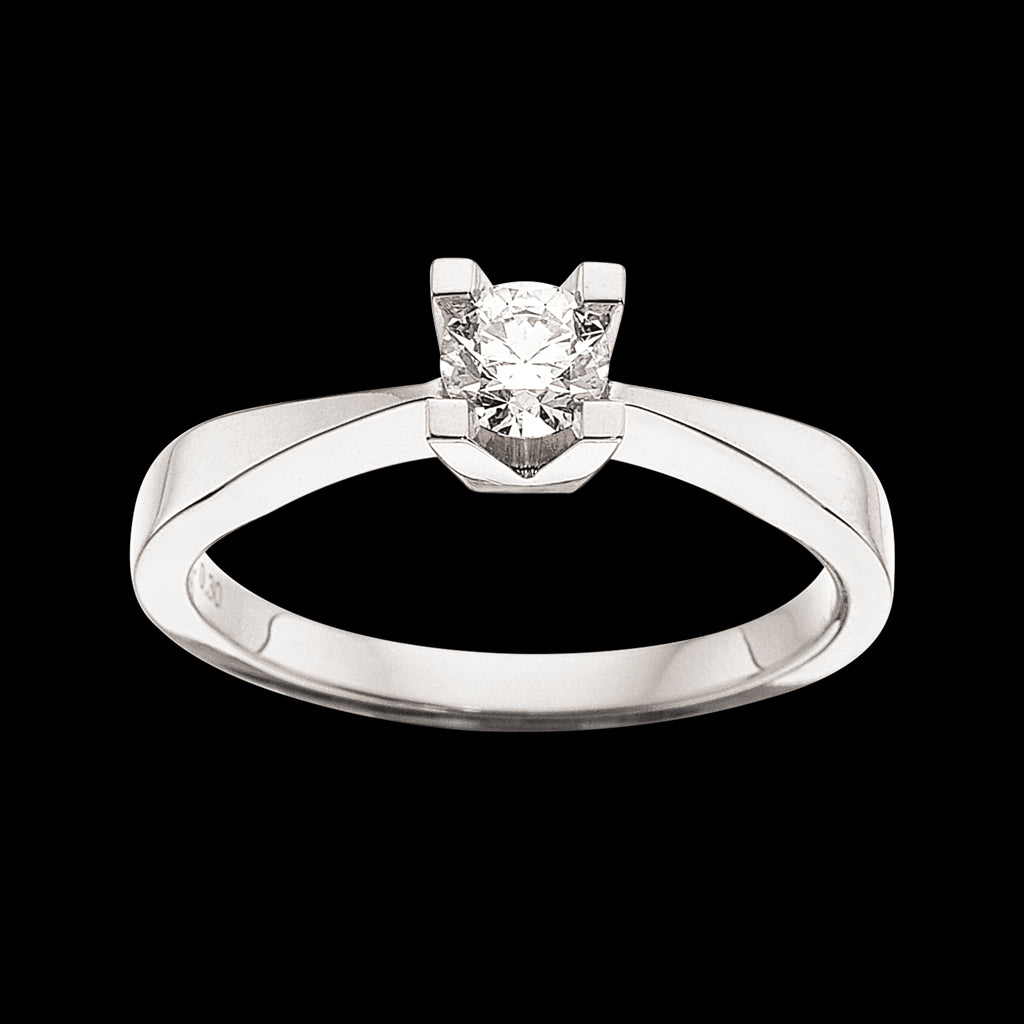 Kleopatra Ring 0,30 ct. i 14 Karat Hvidguld fra Scrouples