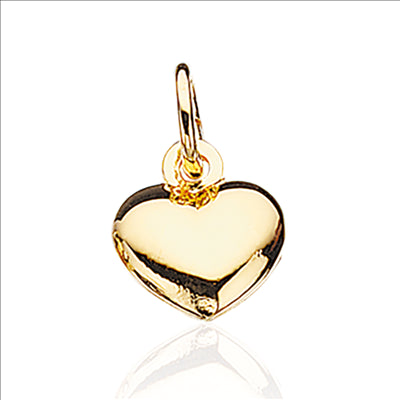 HJERTE GLAT 8 X 9 MM. 14 KT.