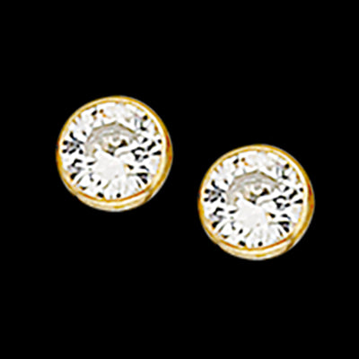 ØREPYNT SYN.ZIR. 2,5 MM. 14 KT.