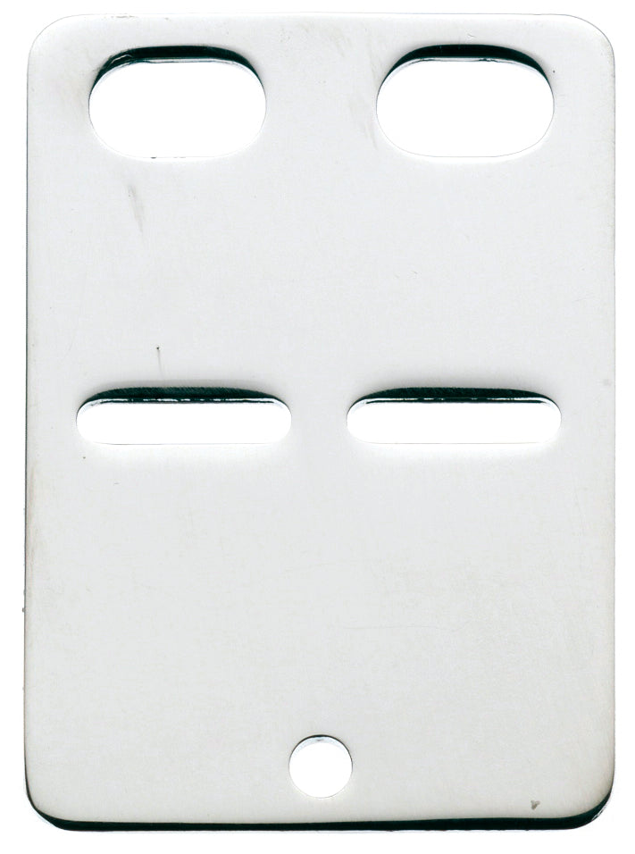 ID-MRK. 5 HUL 19 X 27 MM. SØLV.