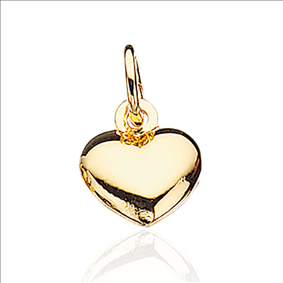 HJERTE GLAT 8 X 9 MM. SØLV FG.