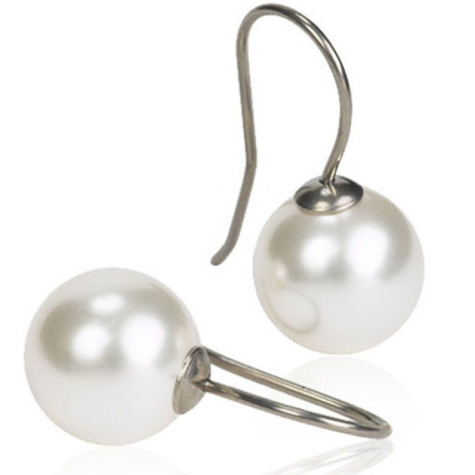 NT PENDANT PEARL 12 MM, WHITE