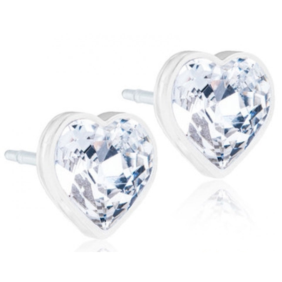 MP HEART 6 MM, CRYSTAL