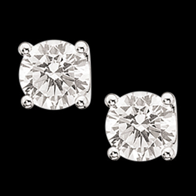 ØREPYNT 7 MM. SØLV SYN.ZIR. RH.