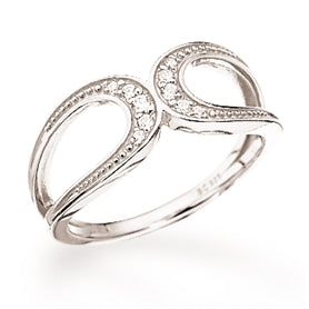 WISH SØLV RING M.ZIR