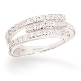 WISH SØLV RING M.ZIR