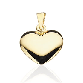 HJERTE GLAT 16 X 19 MM. 8 KT.